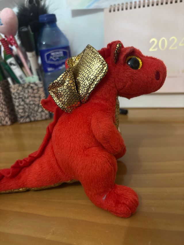 Peluche Dragón Rojo Ty Beanie Babies