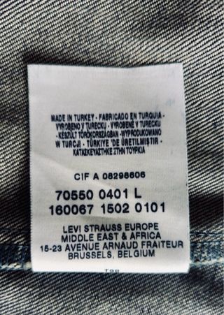 Cazadora Vaquera Levi's Talla L