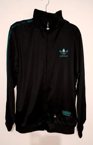 Chándal Adidas Negro y Verde