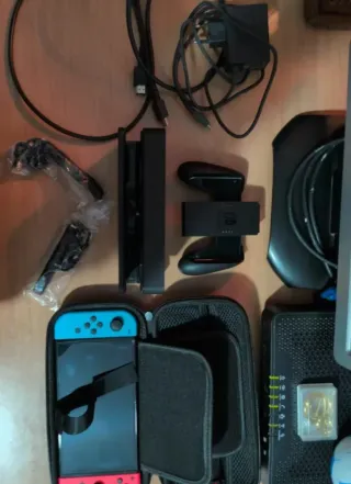 Nintendo Switch Oled 64gb Blu/Rosso + Accessori
