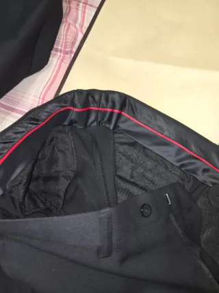 Traje negro elegante