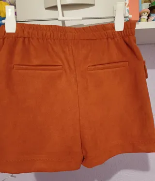 Falda pantalón Bershka naranja Talla M