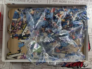 Puzzle Star Wars Mandalorian + Pegamento