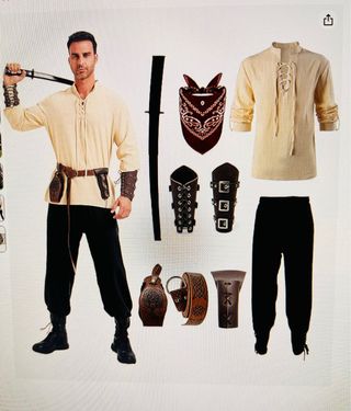 Disfraz Medieval Hombre XL y XXL 