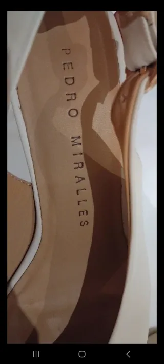 Zapatos Pedro Miralles Beige Talla 37