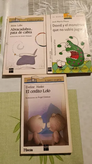 Lote 3 libros infantiles 