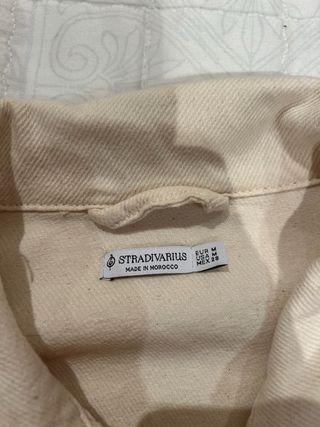 Chaqueta crema mujer