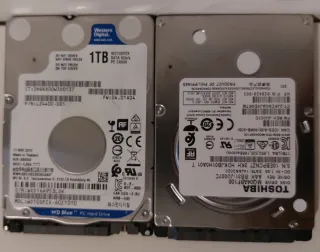 2 Discos HDD 2.5 1TB casi nuevos