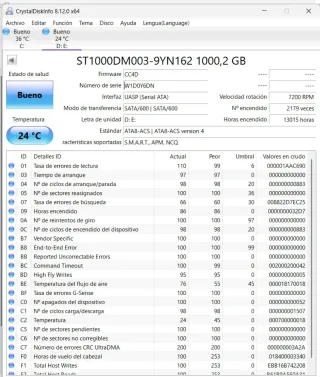 2 Discos HDD 2.5 1TB casi nuevos