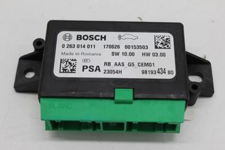 Peugeot 2008 1199cc 2017 gasolina ECU PDC módulo de control unidad 535070