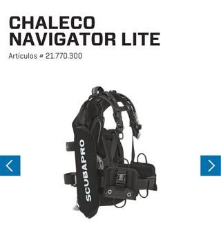 Chaleco Scubapro Navigator Lite Talla M-2XL