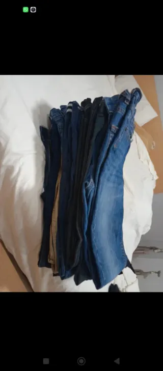 Lote 9 pantalones largos 10-11 años