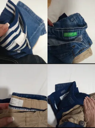 Lote 9 pantalones largos 10-11 años