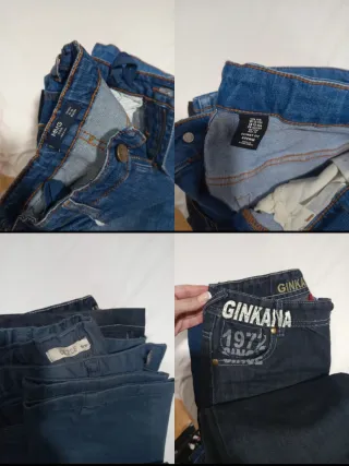 Lote 9 pantalones largos 10-11 años