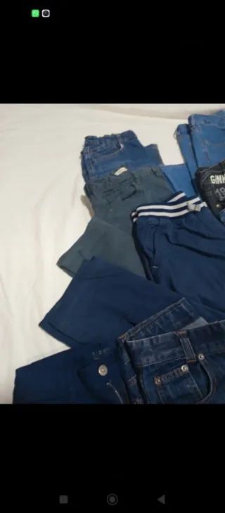 Lote 9 pantalones largos 10-11 años