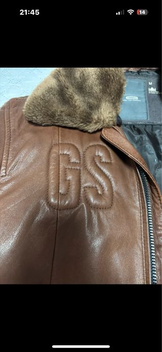 Cazadora Cuero G-Star RAW Marrón