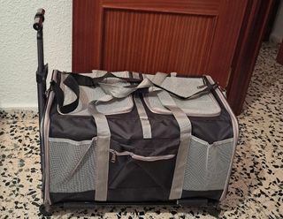 Transportín para mascotas con ruedas