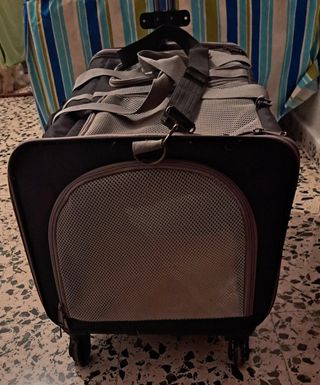 Transportín para mascotas con ruedas