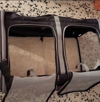 Transportín para mascotas con ruedas