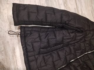 Abrigo reversible mujer negro