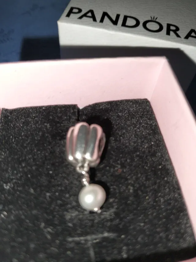 Colgante Pandora Plata Perla Circonita