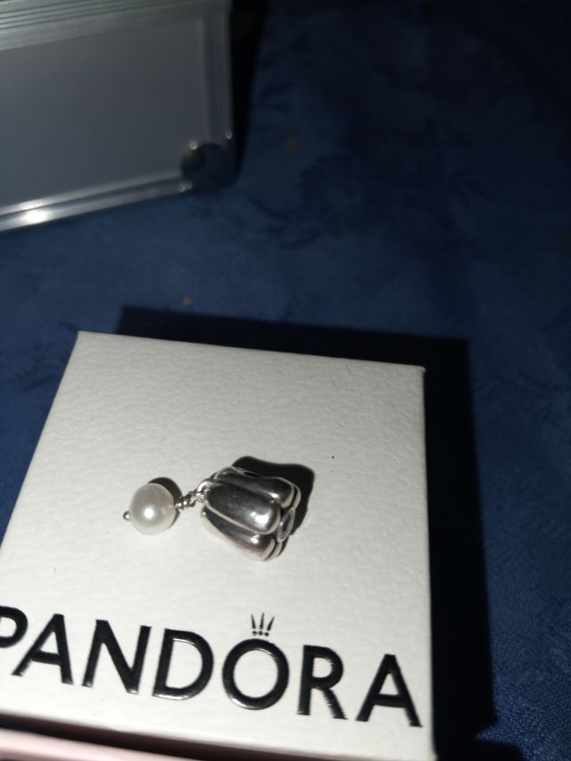 Colgante Pandora Plata Perla Circonita