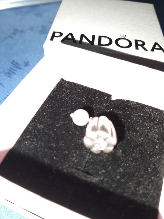 Colgante Pandora Plata Perla Circonita