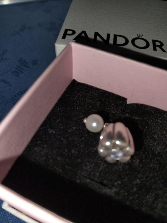 Colgante Pandora Plata Perla Circonita