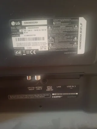 Televisor LG Negro 55 pulgadas