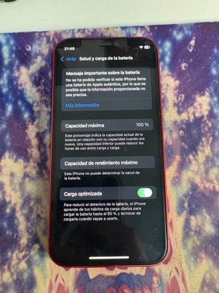 iPhone 12 Mini rosso