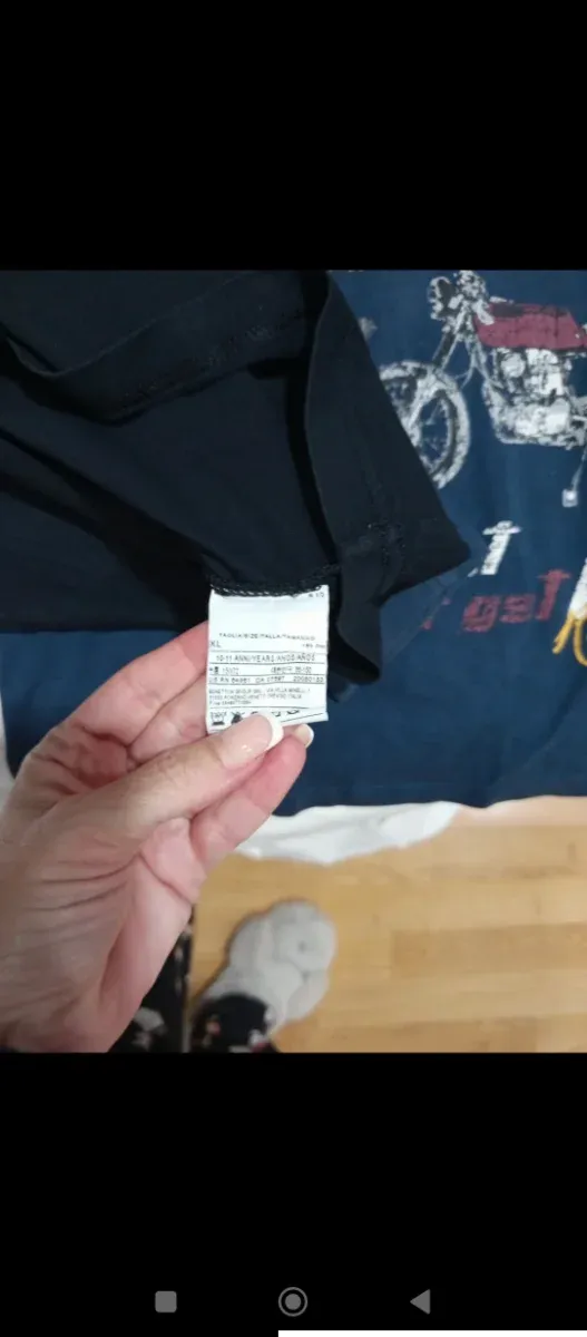 Lote 5 Camisetas Niño Manga Larga 9-10 Años