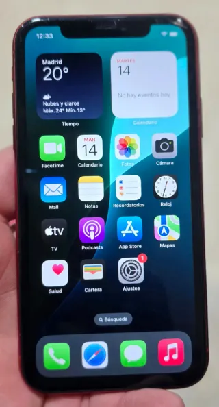 IPHONE 11 ROSSO DA 128 GB.
