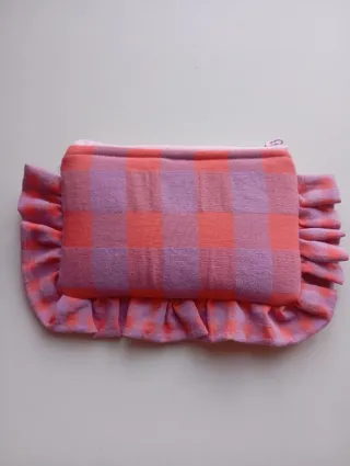 Monedero Vichy Rosa y Morado