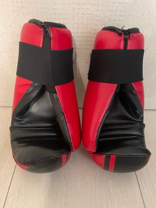 Guantes Boxeo PSD Talla XS Rojo/Negro