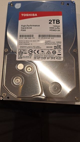 2 Discos Duros Toshiba P300 2TB 3.5'' HDD