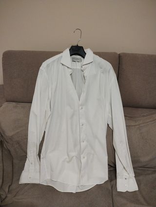 Camisa Scotch & Soda Hombre XL Blanca