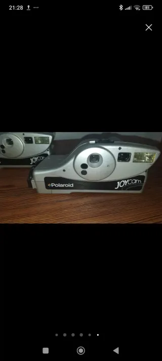 3 fotocamere Polaroid Joycam Silver