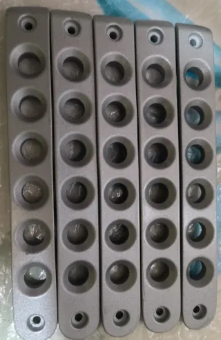 5 Piezas Cubierta Inserción Aluminio 