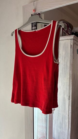 Top tirantes H&M rojo
