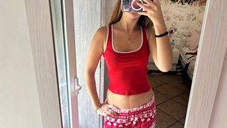 Top tirantes H&M rojo