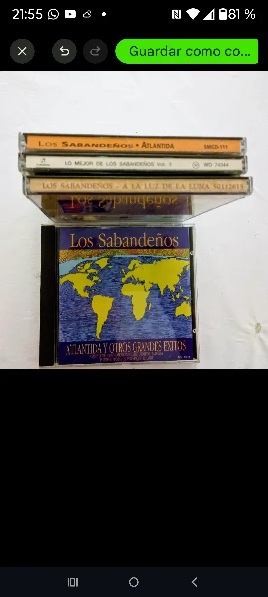 4 CDs Los Sabandeños