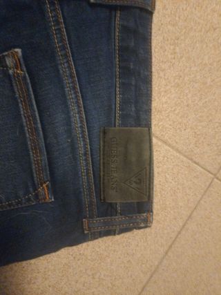 Jeans Corti Guess Blu