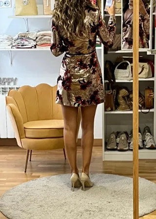 Vestido lentejuelas S