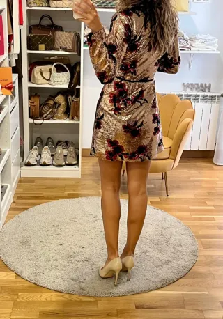 Vestido lentejuelas S