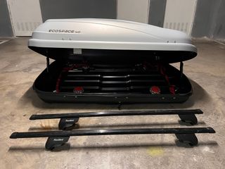 Cofre coche 400L + Barras Feu Vert