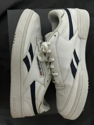 Zapatillas Reebok Club C Blancas y Azul