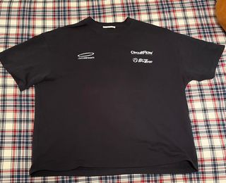 Camiseta Negra Zara Talla M