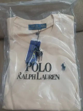 Polo Ralph Lauren Camiseta L Beige Hombre
