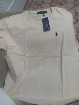 Polo Ralph Lauren Camiseta L Beige Hombre