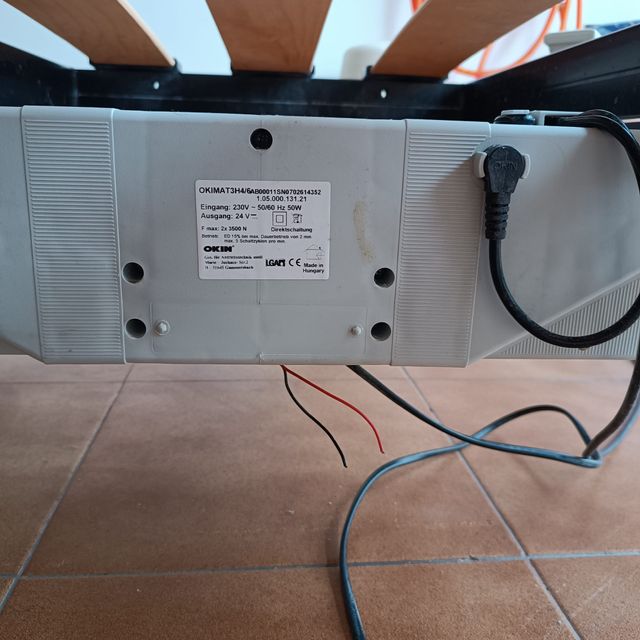 Somier eléctrico articulado con colchón  180 x105